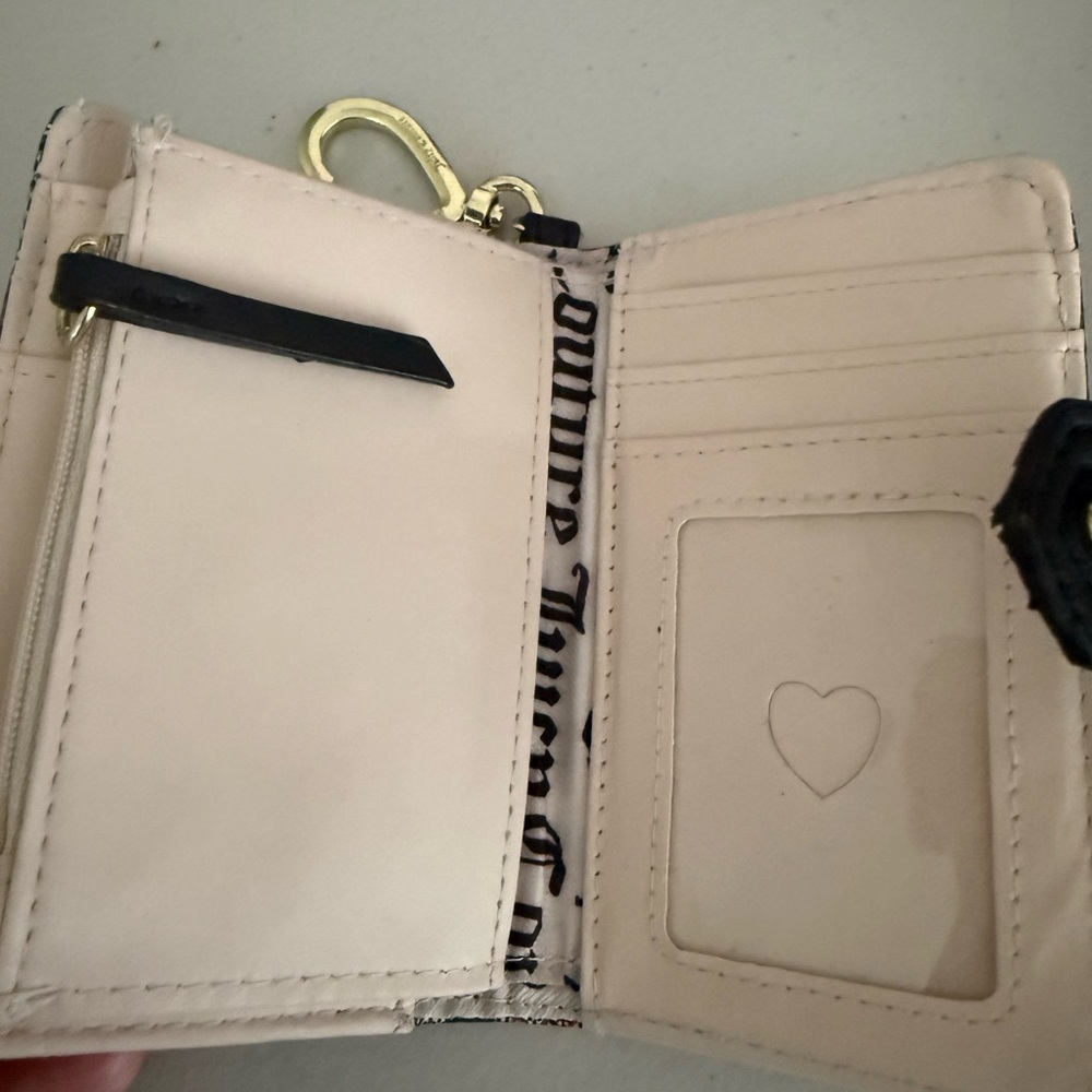 Juicy Couture Multicolor Logo Card Holder with Gold Heart Charm - Picture 6 of 8